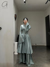 Mutedance 24 Autumn and Winter Waist Silk Dress/Pants MD-MD24FW100-blue MD24FW94